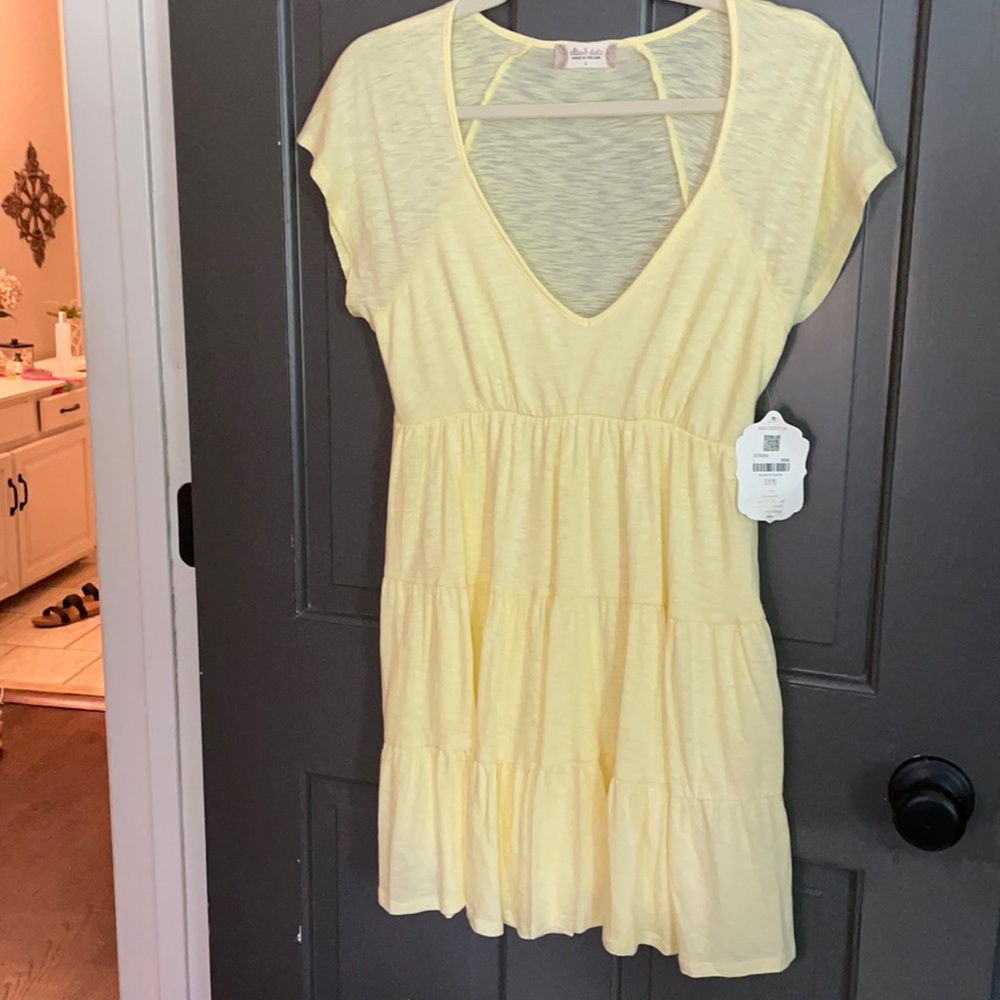 Altard State yellow dress NWT